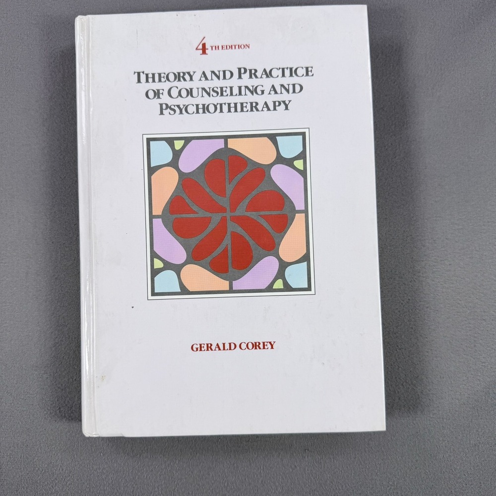 Gerald Corey Theory Practice Counseling Psychotherapy 1991 Hardcover 4th Ed